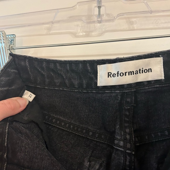 Reformation Jeans | Black | Size 27 - Picture 2 of 7